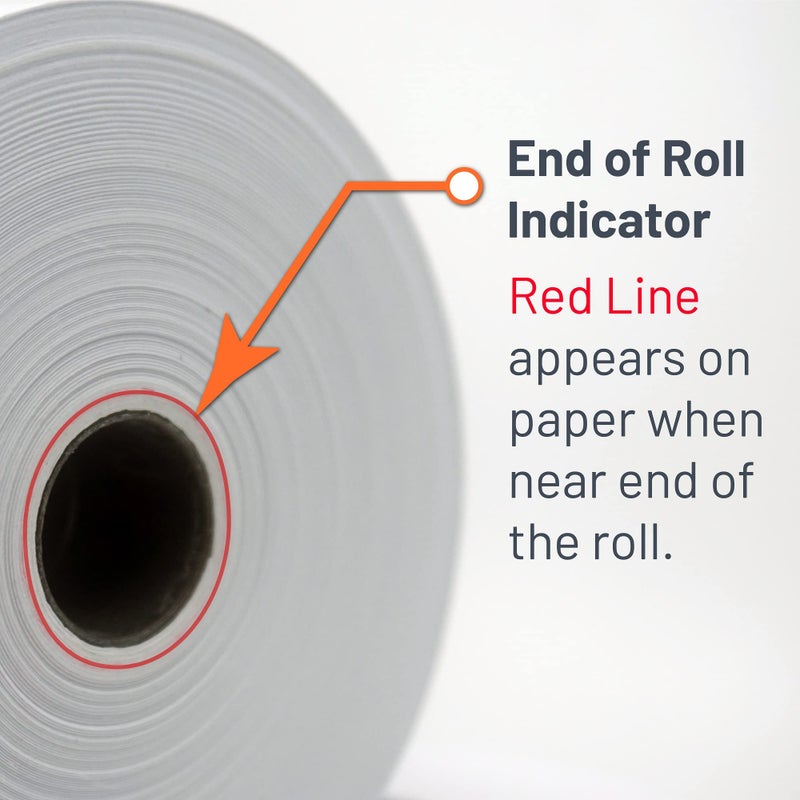 Victor 7050 Compact White Paper Rolls for Handheld and Portable Printing Calculators/Adding Machines/Ink Print Cash Registers 2.25â€ W x 150' FT (3-Pack) - Image 5