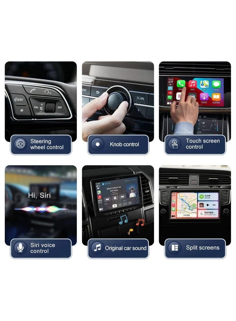 Generic Wireless CarPlay Adapter Supports YouTube, Netflix & More Wired CarPlay to Wireless Dongle, AI Box CarPlay 2 in 1 Wireless AI Box Plug & Play 2+32G  - Image 3