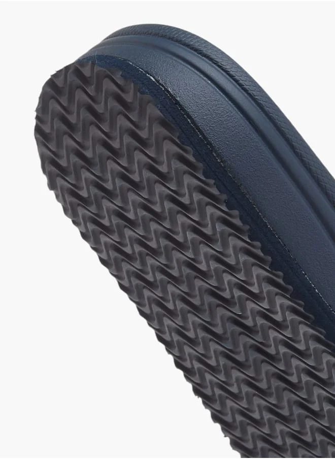 Lee Cooper Mens Logo Print Slip-On Flip Flops