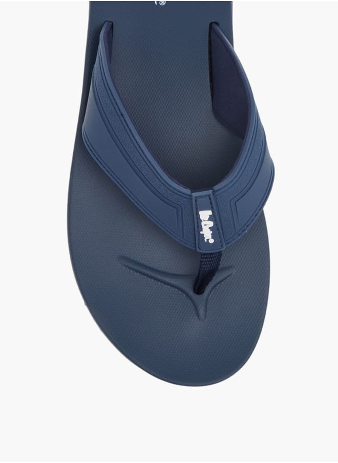 Lee Cooper - Mens Logo Print Slip-On Flip Flops - Image 1