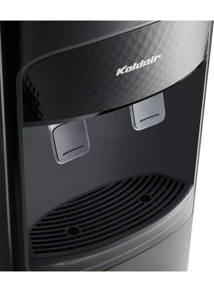 كولداير مبرد مياه سفلي مع شاشة رقمية، صنبوران، بارد/ساخن، أسود - KWD A BBL 3.1 - Image 4