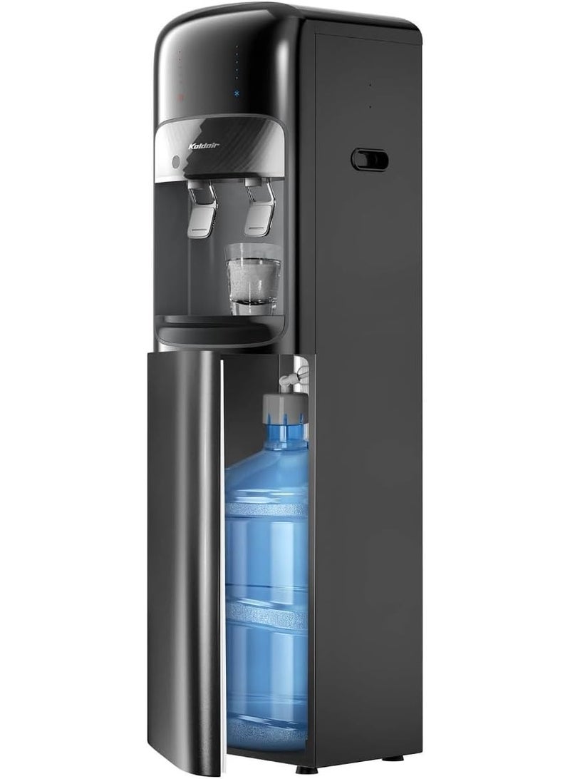 كولداير مبرد مياه سفلي مع شاشة رقمية، صنبوران، بارد/ساخن، أسود - KWD A BBL 3.1 - Image 3