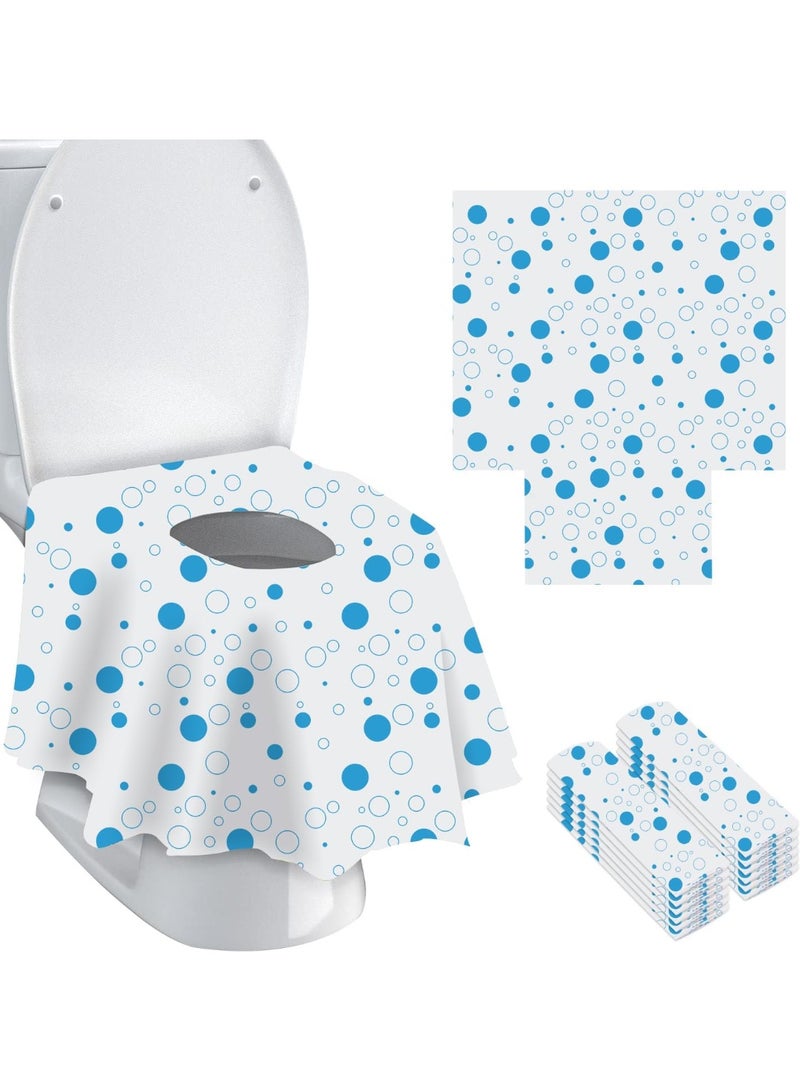 Lonimia Pack of 20 Disposable Toilet Seat Covers, Portable Waterproof and Non-Slip Pads - Image 1