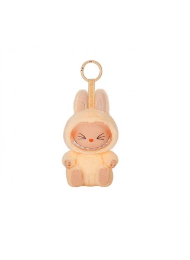 LABUBU Labubu Heart-fluttering Macaron Vinyl Face Blind Box Plush Toy Labubu Doll Keychain 