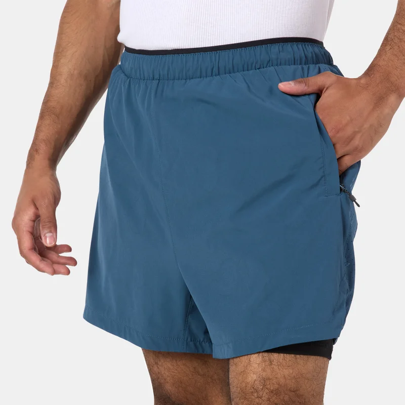 Sun and Sand Sports Blue Men's Hybrid Shorts for Men | Best Price UAE