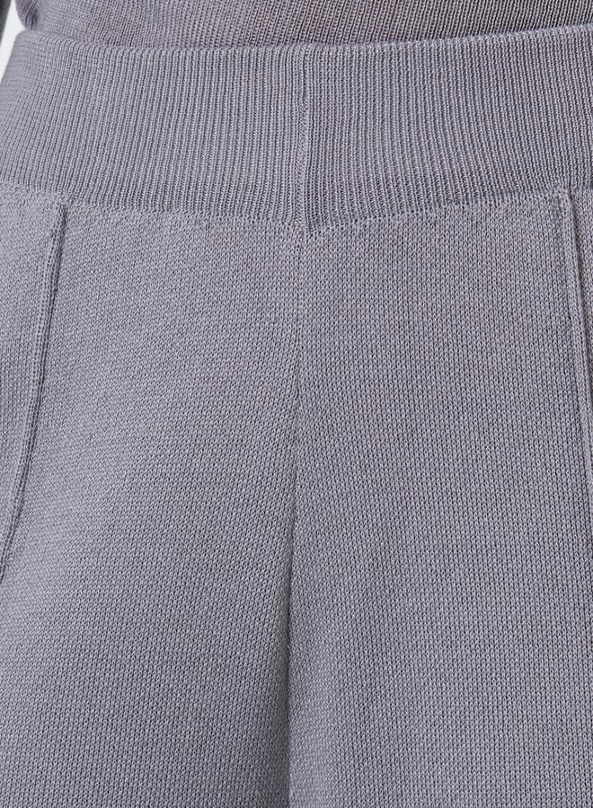 ستايلي بنطال محبوك بأرجل واسعة - Image 3