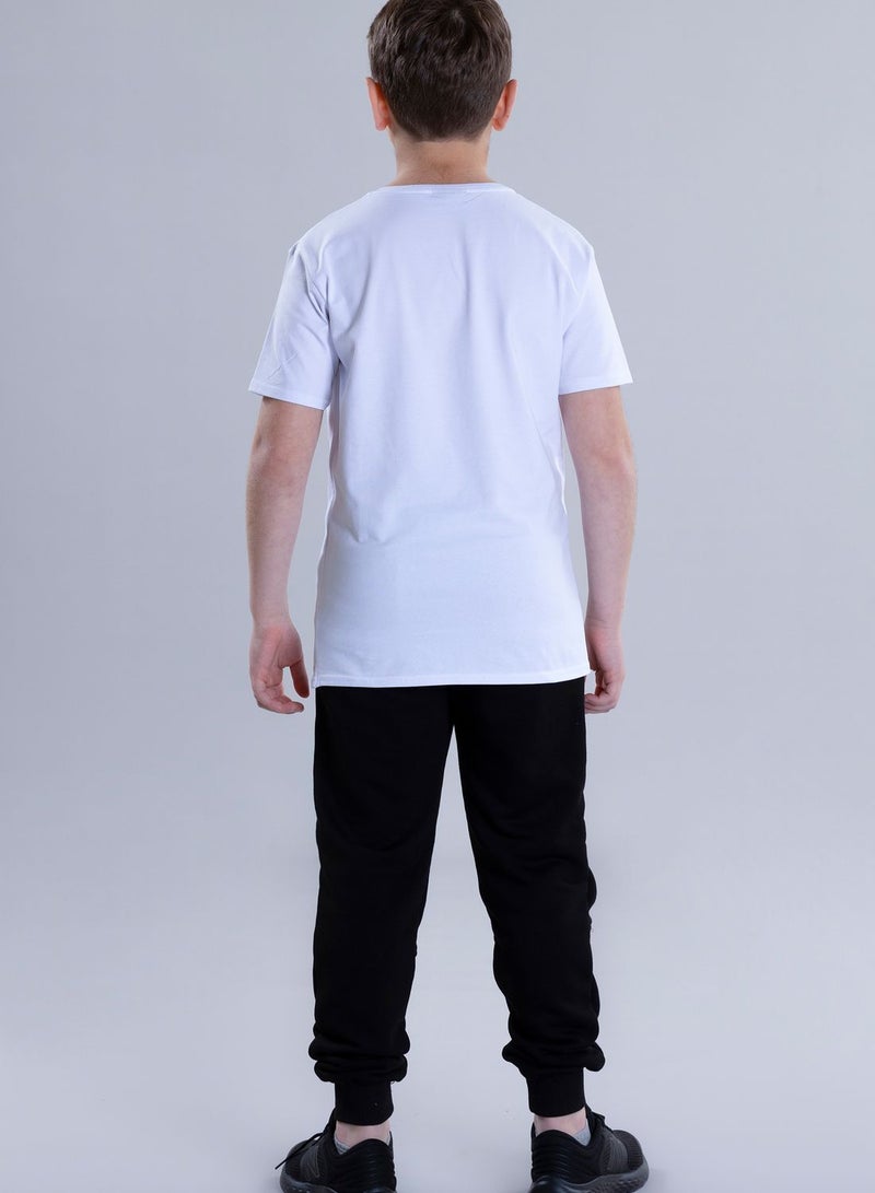 Pear Concept Kids Star Embroidered T-Shirt - Image 2