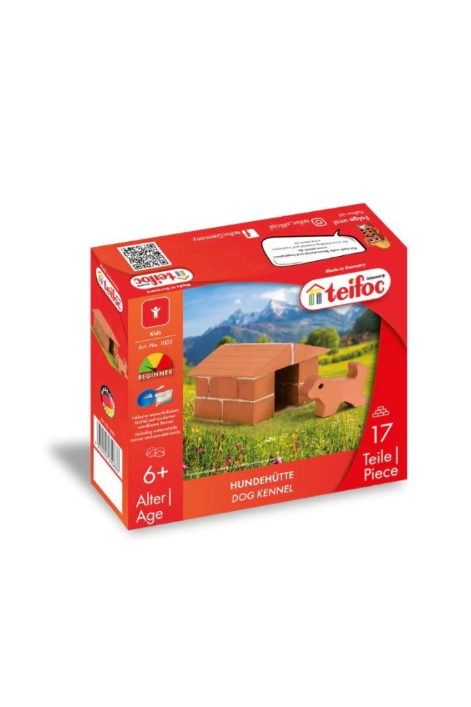 Teifoc 1002 Stone Building Kit - Dog Kennel - Image 1