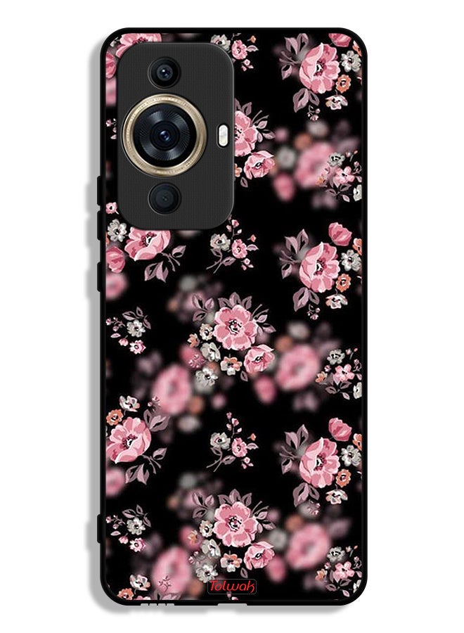 Tolwak Huawei nova 11 Ultra Protective Case Cover Portrait Flowers Pattern - Image 1