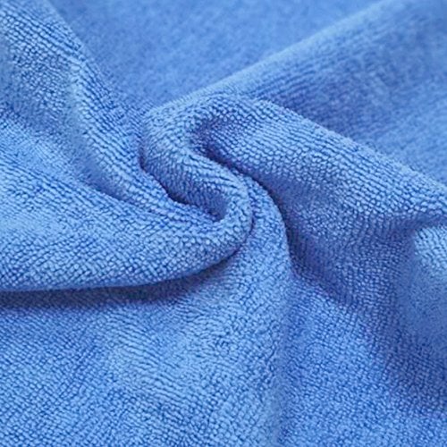 POLYTE Microfiber Cleaning Cloth, 12 x 16 in, Blue, Green, Yellow, 36 Pack - Image 3