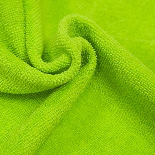 POLYTE Microfiber Cleaning Cloth, 12 x 16 in, Blue, Green, Yellow, 36 Pack - Image 5