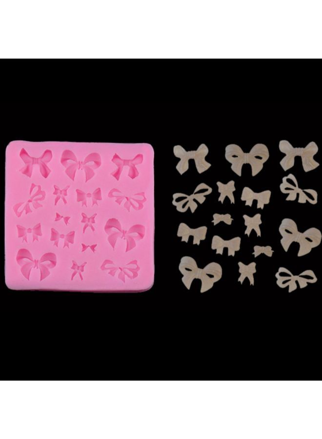 NIBEMINENT 3D Bowknot Decorating Cake Mould Pink 6.5centimeter - Image 3