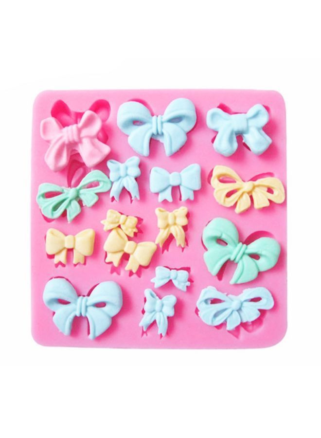 NIBEMINENT 3D Bowknot Decorating Cake Mould Pink 6.5centimeter - Image 2