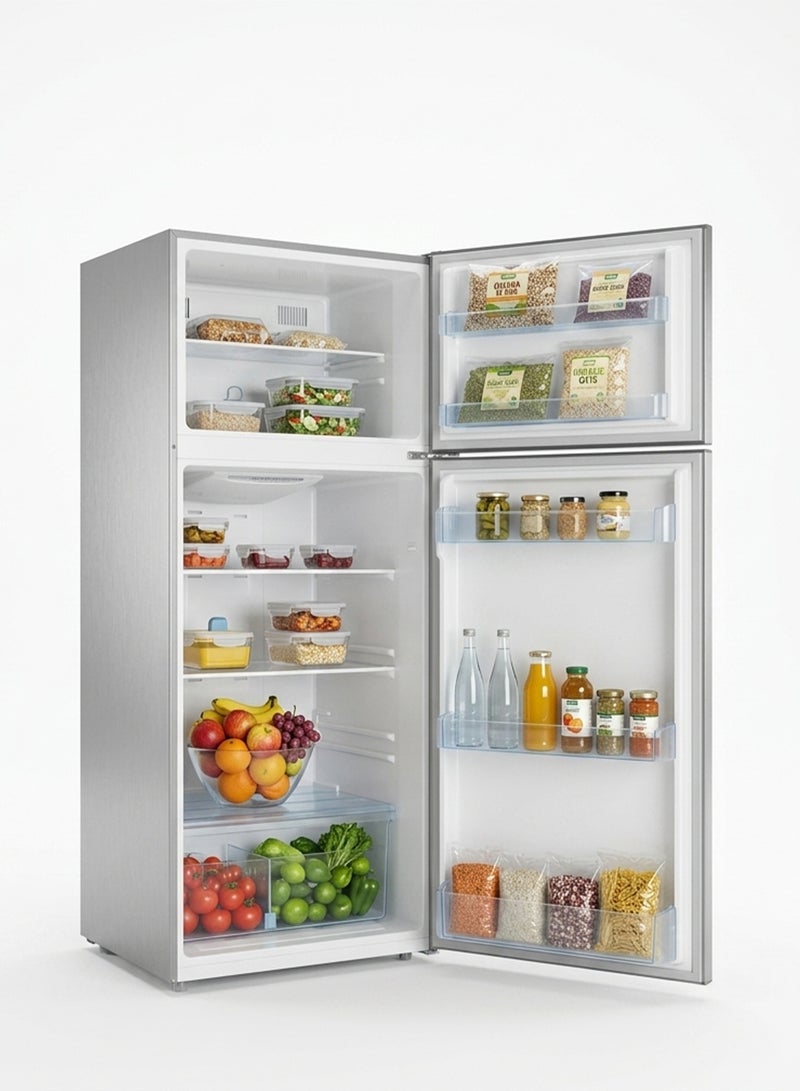 Dora Sat Two-door refrigerator - 16.4 cu ft - 466 L - Steam - Stainless steel - DS470NF - Image 2