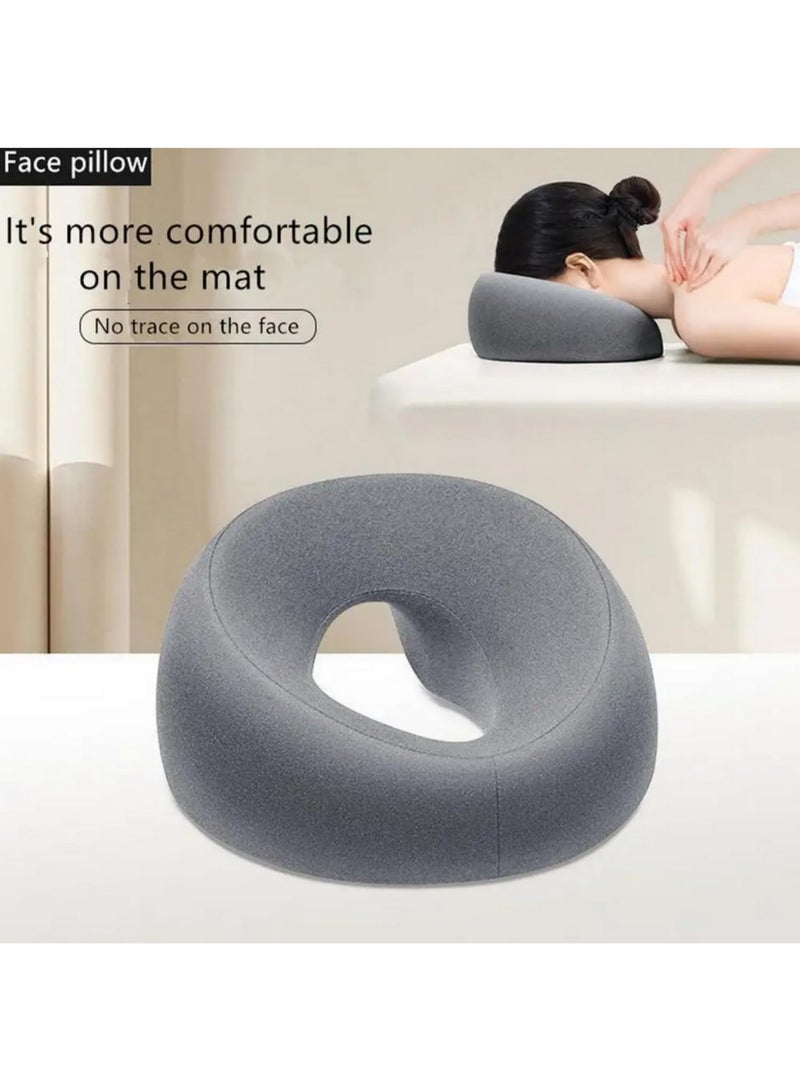 1PCS Face Down Pillow Desk Nap Pillow Prone Resting Comfort Memory Foam Ergonomics Home Massage Headrest for Beauty Salon Anime Goose - Image 4