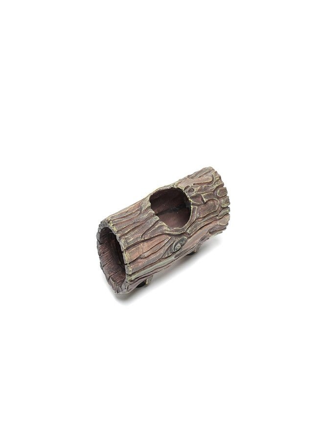 Repticircle Magnetic Reptile Hide Cave,Resin Hollow Tree Trunk Hideout for Crested Gecko, Lizard, and Snakes,Strong Magnet Climbing Toy & Terrarium Decor - Image 1