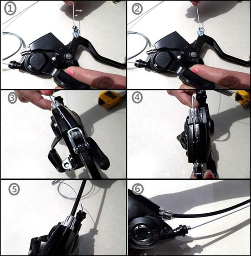 Mountain city road car finger brake handle set 3 × 7 speed transmission with wire brake handle - Image 4