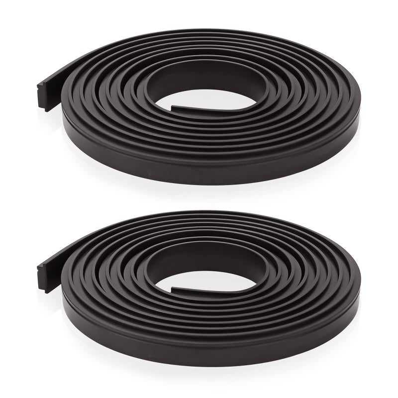 Shower Door Magnetic Strip Flexible Magnetic Strip Shower Insert Replacement for Framed Semi Framed Swinging Glass Shower Door 2 Rolls63 Inch Per Roll