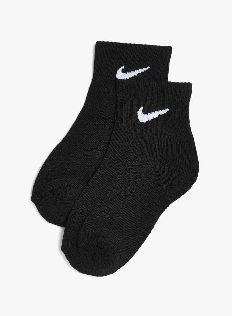 Nike Kids 3 Pack Basic Quarter Socks