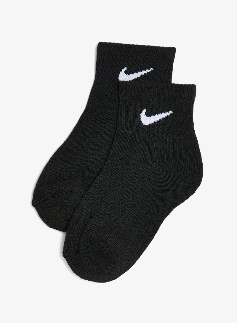 Nike Kids 3 Pack Basic Quarter Socks - Image 2