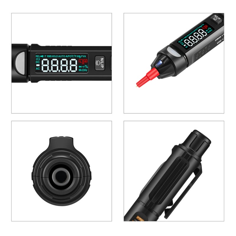 Mini Portable Intelligent Multimeter: 1Hz~10MHz, Auto-Parameter Identification, Pocket-Size - Dual Function With Voltage Test Pens, Color/Lcd Screen Option for Laboratories, Factories, Families & Radi - Image 5