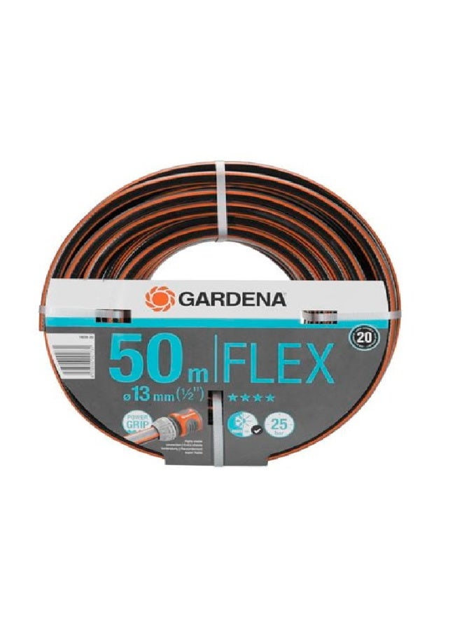 GARDENA خرطوم جاردينا سوبر فليكس 50م 1/2 بوصة بدون ملحق أسود/برتقالي 1/2" × 165' 18099 - Image 4
