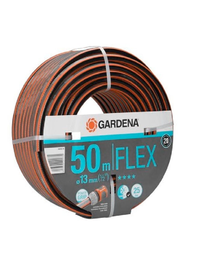 GARDENA خرطوم جاردينا سوبر فليكس 50م 1/2 بوصة بدون ملحق أسود/برتقالي 1/2" × 165' 18099 - Image 2