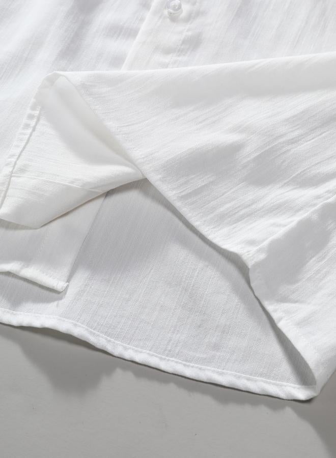 Take Two Men Textured Short Sleeve Shirt - Image 5