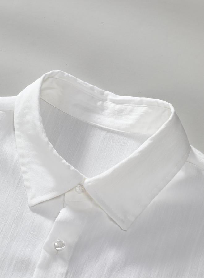 Take Two Men Textured Short Sleeve Shirt - Image 2