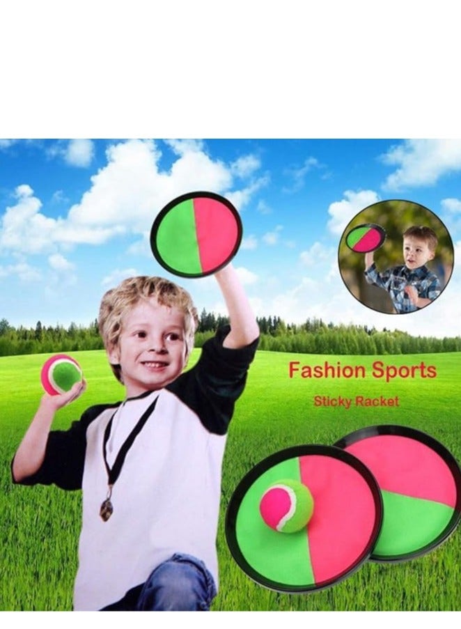 Catchball Toss and Catch Game Set, Pink and Green, 18x6.5cm  - Image 2