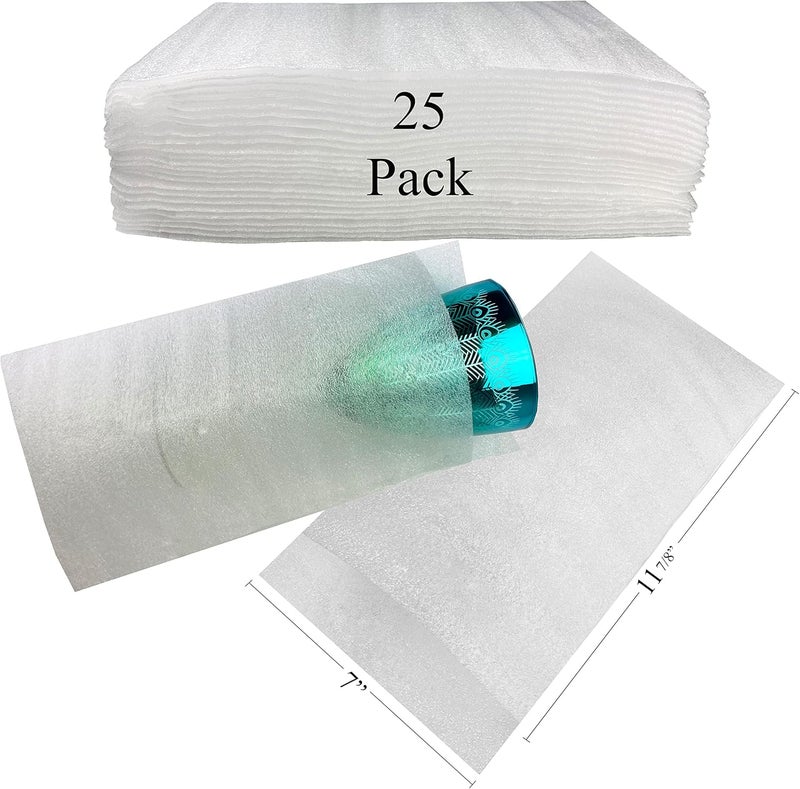 BUMOVE UBOXES 7"x11-7/8" Foam Pouches for Glasses Protect Dishes (Pack of 300) - Image 2