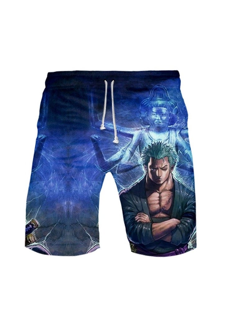KUYING Summer One Piece Loose Home Five Guarter Shorts  - Image 1