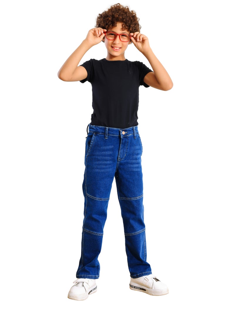 JBS DENIM Boys' blue street style jeans - Image 1