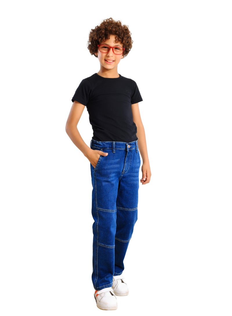 JBS DENIM Boys' blue street style jeans - Image 2