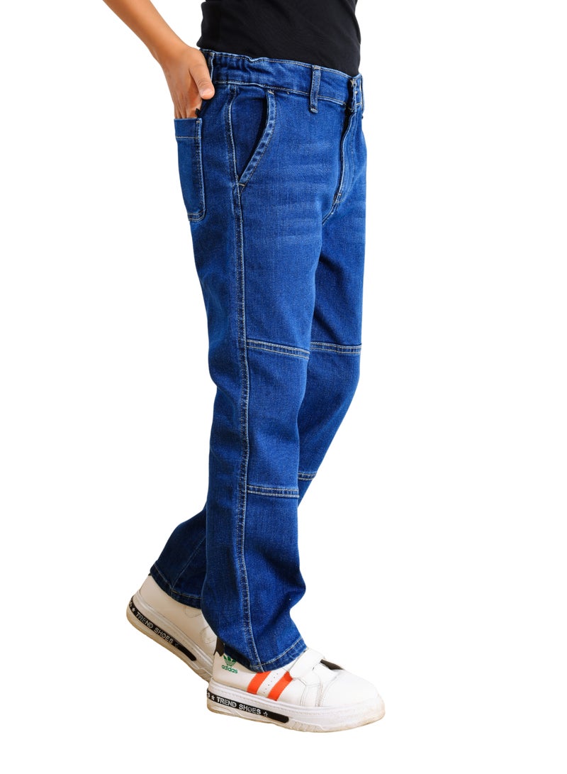 JBS DENIM Boys' blue street style jeans - Image 4