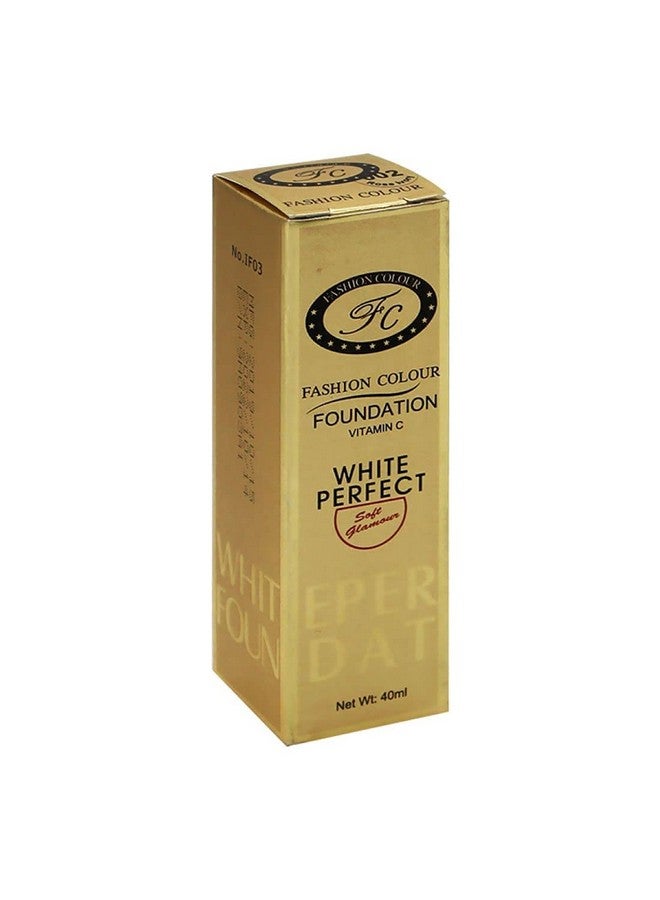 Fashion Colour Vitamin C Foundation | Water-Resistant | Medium To Buildable Coverage | Lightweight | Easy To Blend | With Vitamin C | 02 Rose Ivory | 40Ml - Image 4