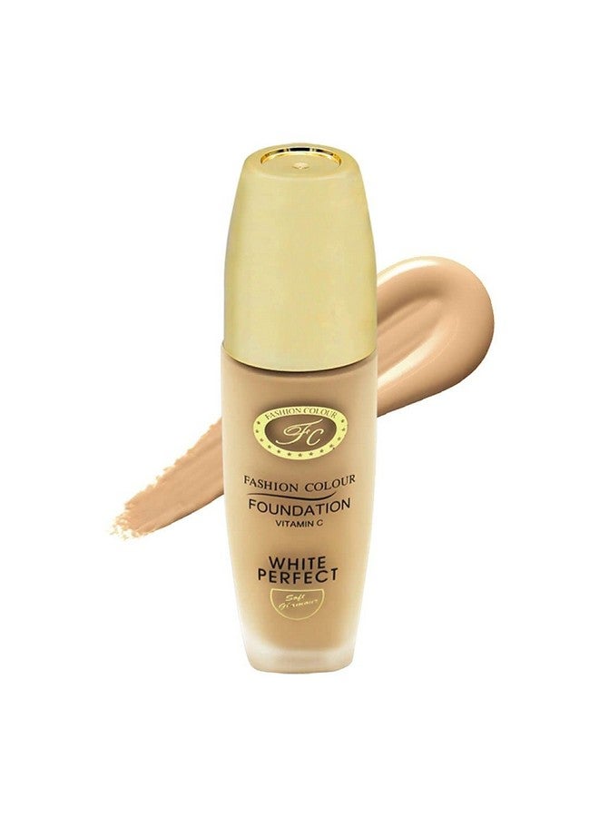 Fashion Colour Vitamin C Foundation | Water-Resistant | Medium To Buildable Coverage | Lightweight | Easy To Blend | With Vitamin C | 02 Rose Ivory | 40Ml - Image 1