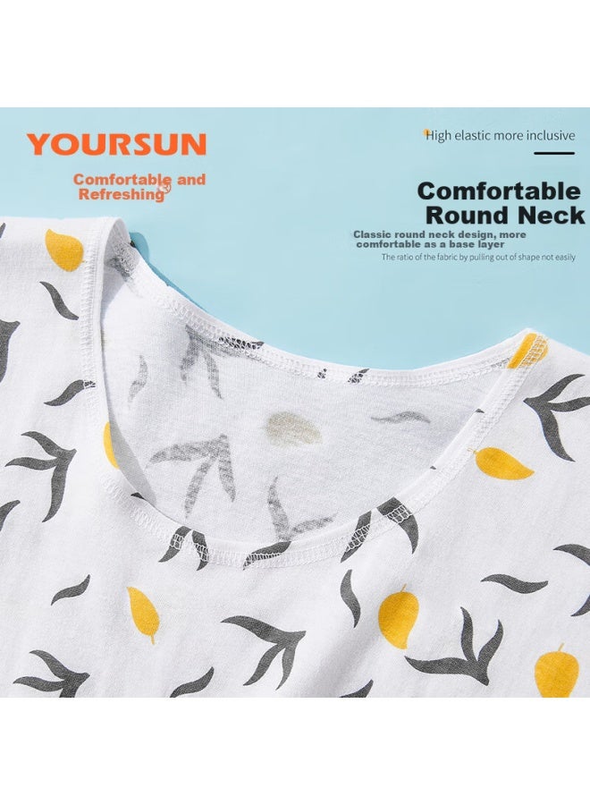 Your Sun Yiershuang Large Size Loose-fitting Tank Top For Middle-aged And Elderly Women, Thin Summer Undershirt Vest Underwear Base Layer Gift For Mom - Image 4