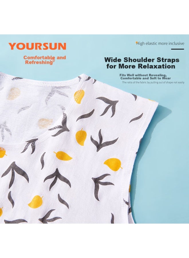 Your Sun Yiershuang Large Size Loose-fitting Tank Top For Middle-aged And Elderly Women, Thin Summer Undershirt Vest Underwear Base Layer Gift For Mom - Image 2