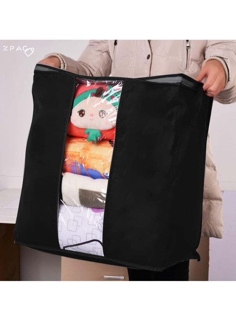 منظم شنطة تخزين زيباك مقاس كبير 50*60 سم | منظم تخزين الملابس - Image 1