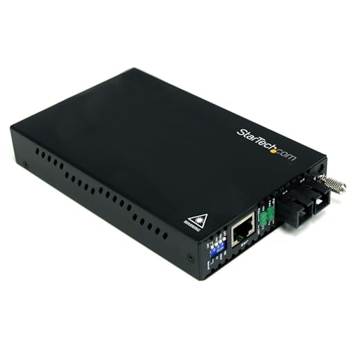 StarTech.com 10/100 Mbps Multi Mode Fiber Media Converter SC - Up to 1.2 miles/2km, TAA (ET90110SC2) - Image 1