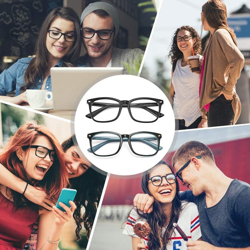 Cyxus Blue Light Glasses for Men Women Reduce Eye Strain UV Blocking for Computer Screen 8082 - Image 4