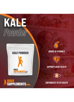 BULKSUPPLEMENTS.COM Kale Powder Green Superfood Powder Greens Powder Green Juice Powder Greens And Superfoods Supplement Superfood Greens Powder Smoothie Powder (500 Grams 1.1 Lbs)  - Image 3