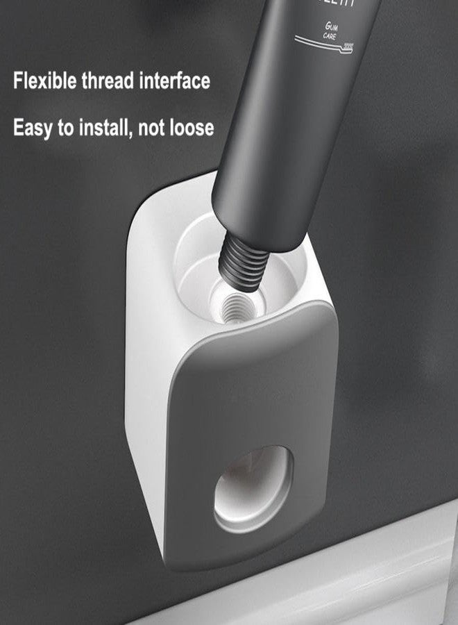 KRUPAVI Toothpaste Dispenser Wall Mounted for Bathroom Automatic Toothpaste Squeezer for Kids and Adult, Space-Saving Bathroom Organizer, Non-Drill, Water-Resistant (1 Pcs) - Image 5