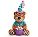 BURTON Adorable Happy Birthday Teddy Bear With Cake That Plays Happy Birthday To You - Image 3