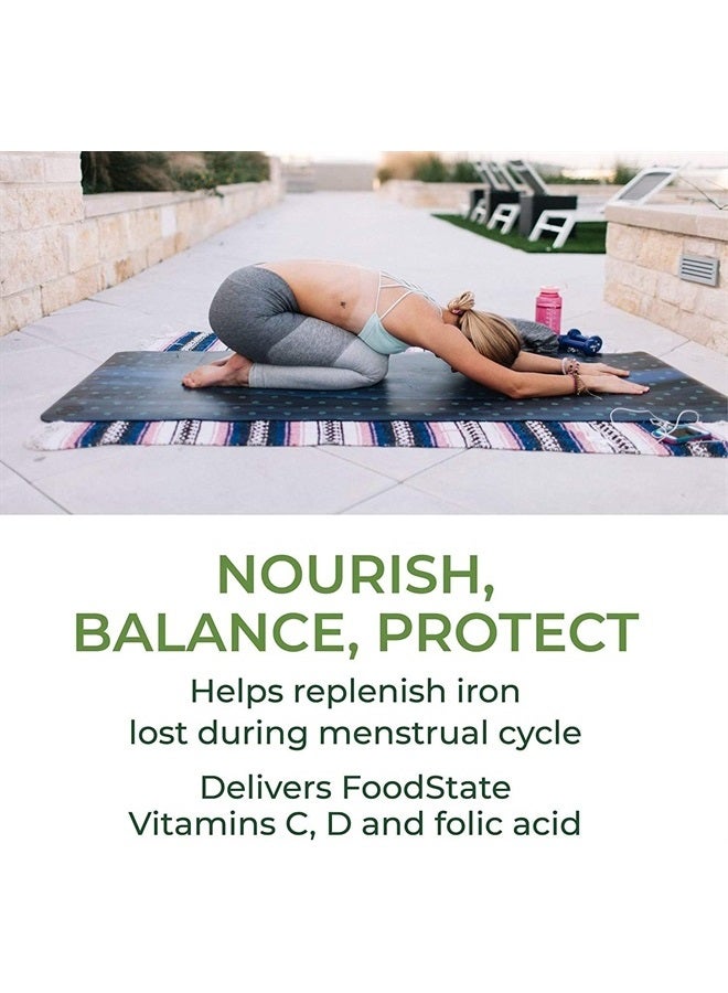 MegaFood Women's One Daily Multivitamin for Women - with Iron, B Complex, Vitamin C, Vitamin D, Biotin and More - Plus Real Food - Immune Support Supplement - Bone Health - Vegetarian - 90 Tabs - Image 3