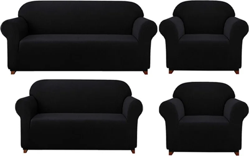 Elgeyar Lycra Sofa, Sofa, Sofa Bed Cover Elastic, Pitikare Pattern3+2+1+1