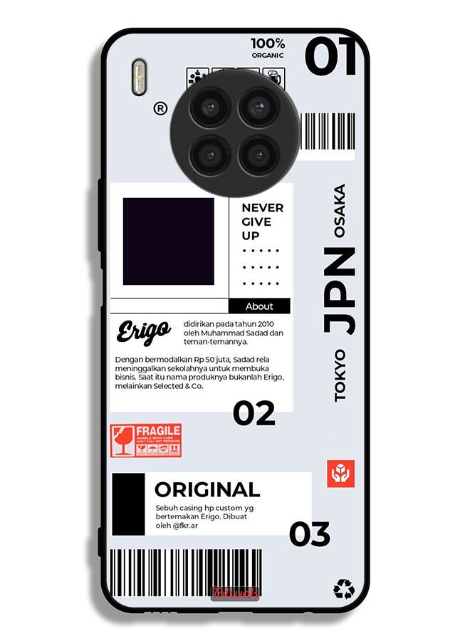 Tolwak Honor 50 Lite Protective Case Cover Japan Sticker - Image 2