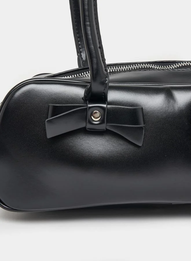 Styli Ribbon Design Shoulder Bag with Dual Handle