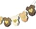 Letjolt Brown Baby Shower Paper Garland ShortSleeve Bodysuits Clothesline Garland Gender Reveal Birthday Banner Pre Strung Baby Outfit Paper Decorations 9 pcs - Image 3